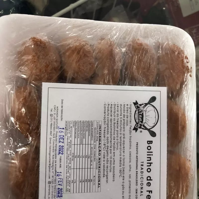 Bolinho de Feijão  20 uni