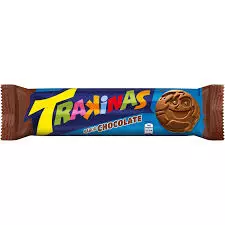 BISC RECHEADO TRAKINAS CHOCOLATE 126