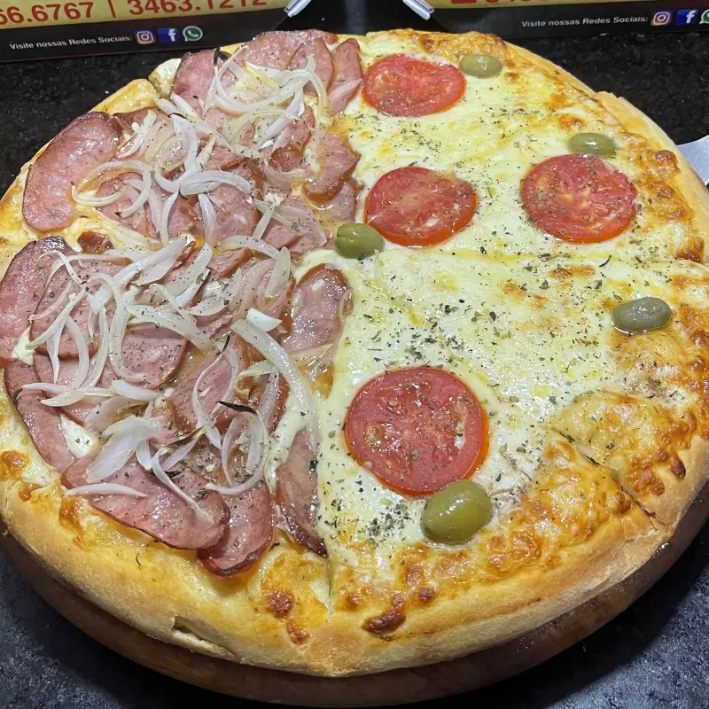 Mussarela e Calabresa