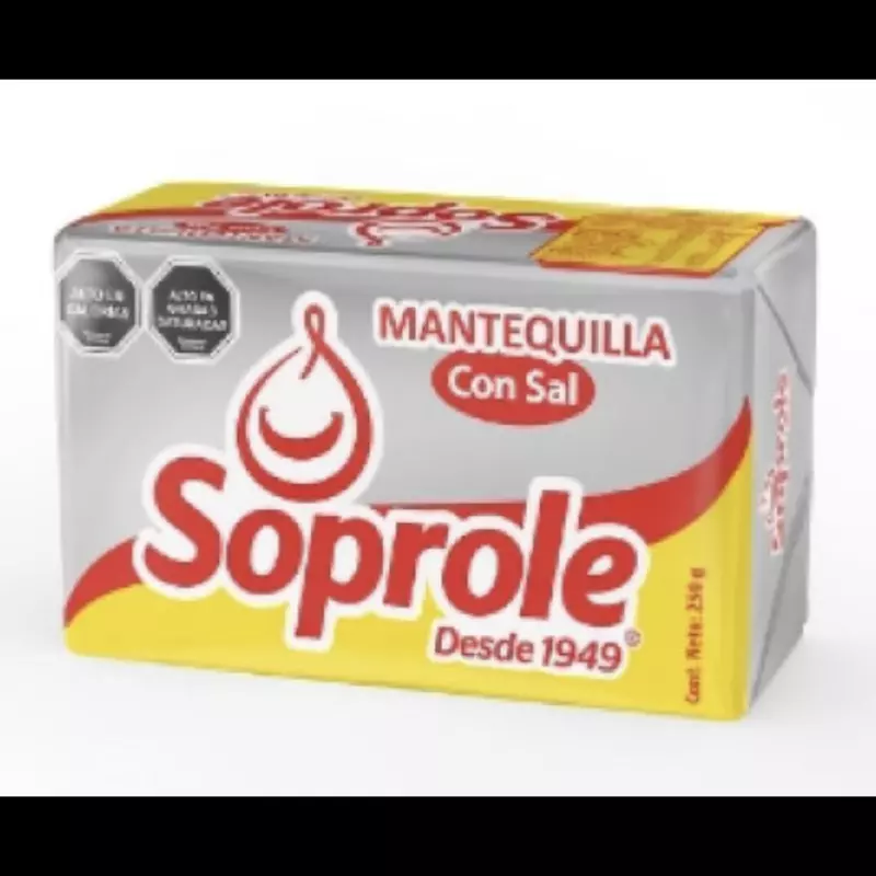 Mantequilla soprole 250grs