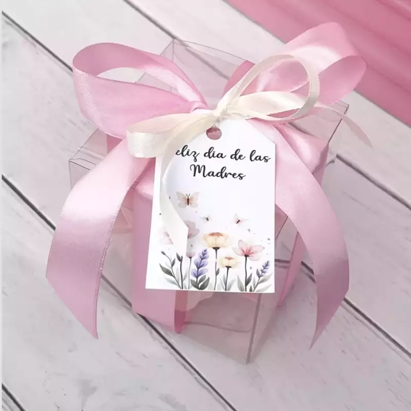 Caja acetato mini cubo