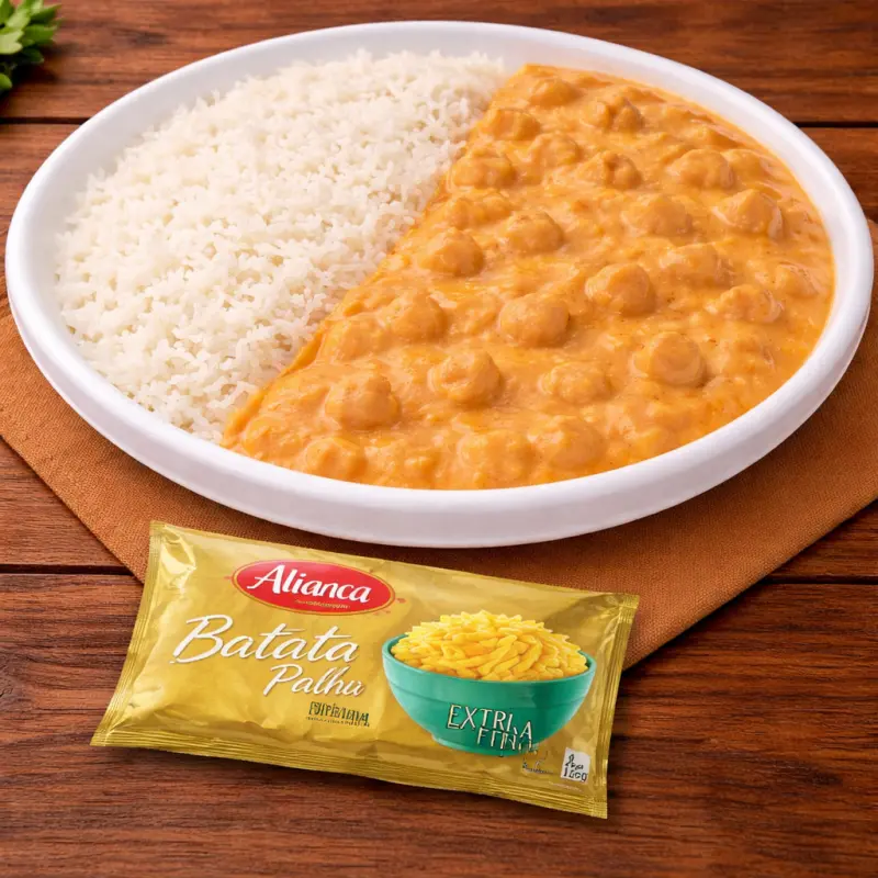 Strogonoff de Grão de Bico