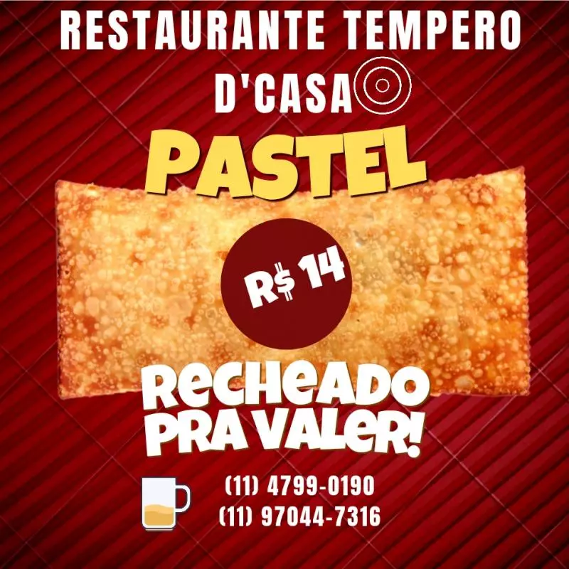 Pastel de Carne c/ Requeijão