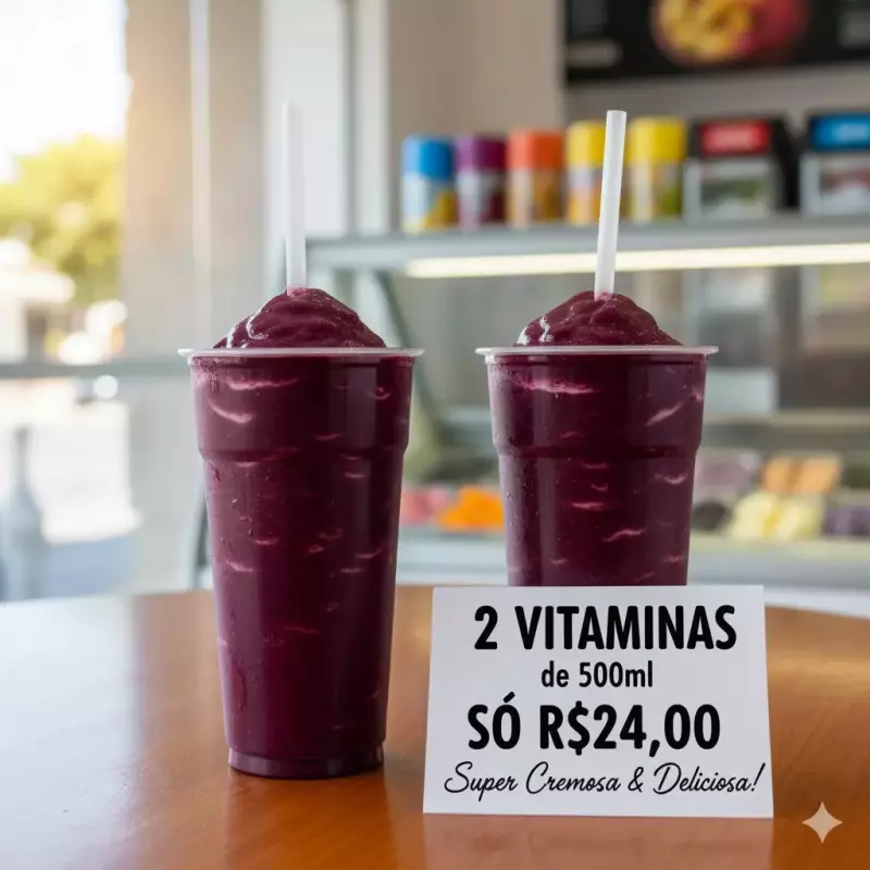 2 Vitaminas de 500 ml completa