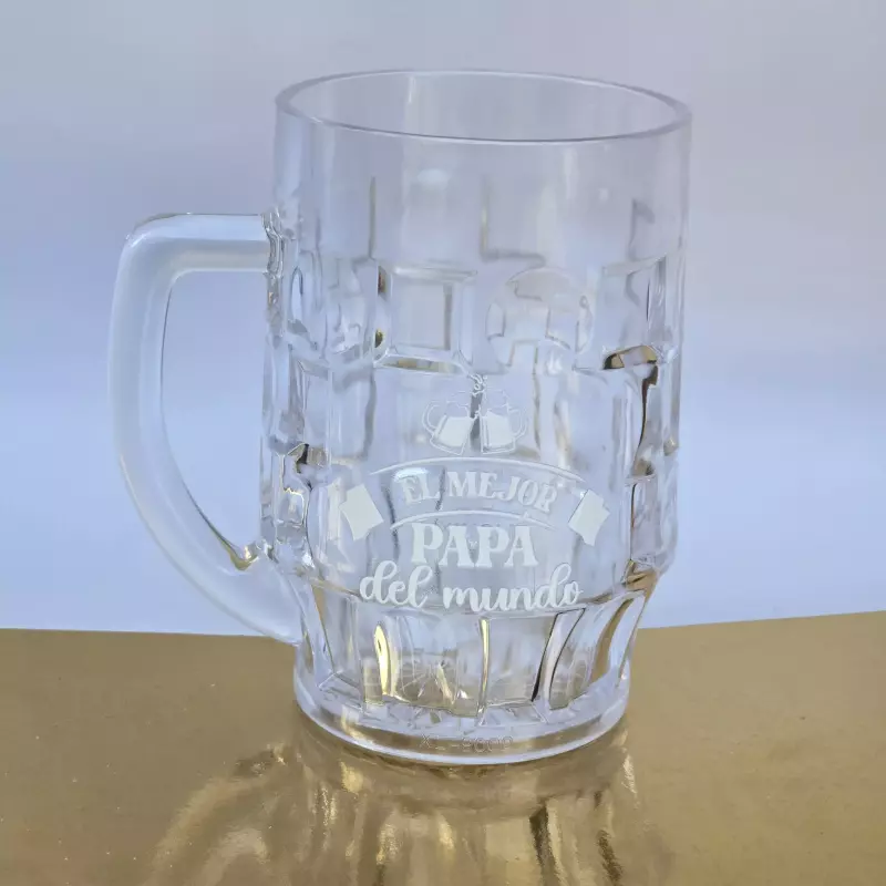 Vaso cervecero dtf plastico