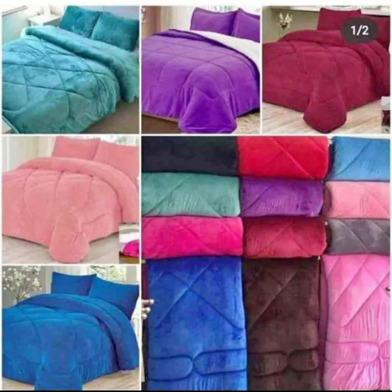 🌟COBERTOR 1,5 PLAZA UNICOLOR🌟