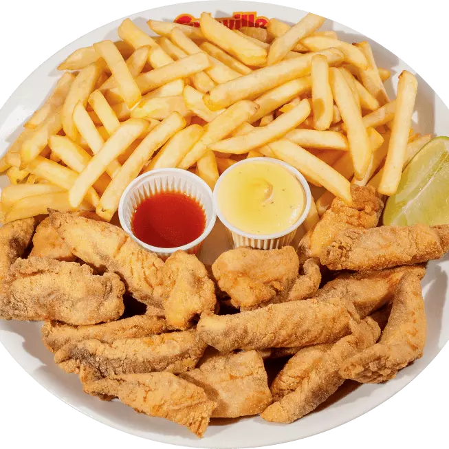 Filé de Tilápia com Fritas