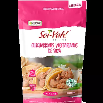 Trocitos de chicharrón carnosito
