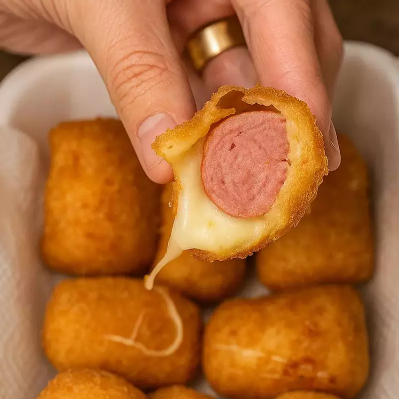 MINI ENROLADINHO DE SALSICHA/QUEIJO