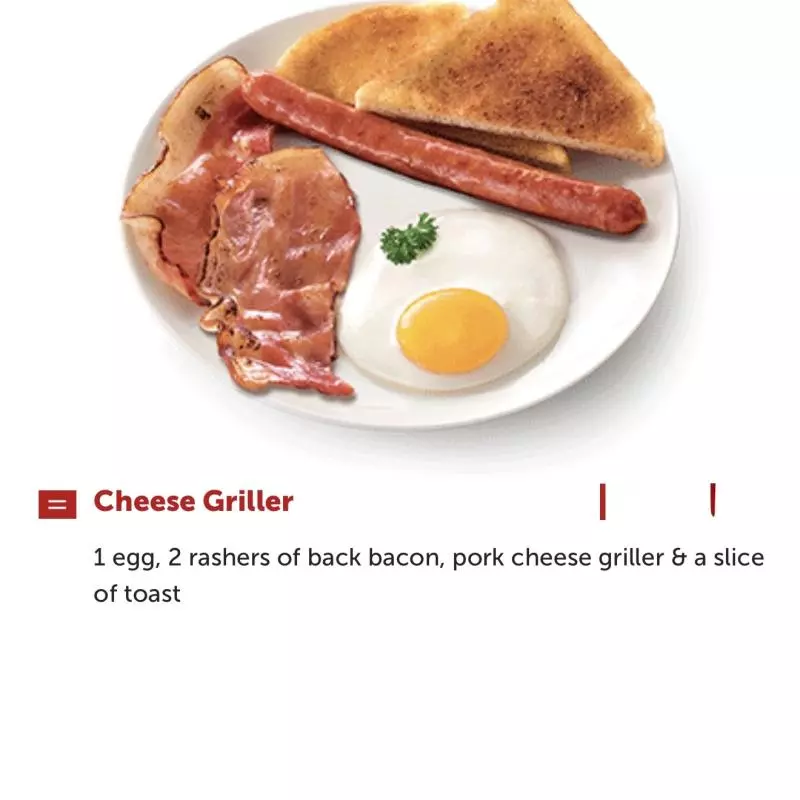 hearty breakfast