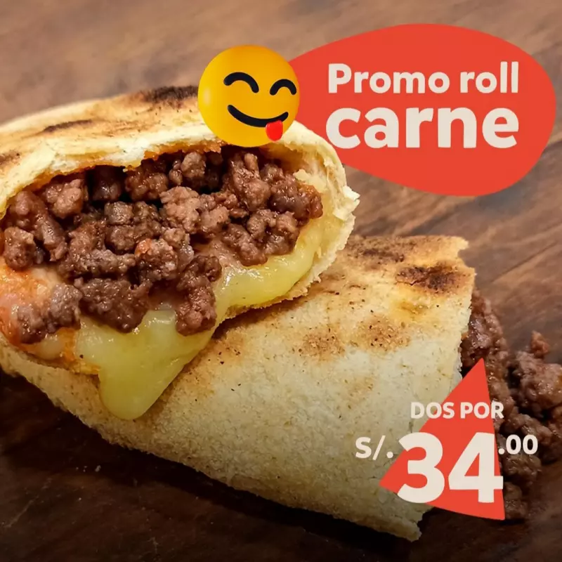 Roll de carne 🍖🔥