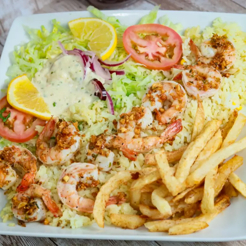 Camarones Al Mojo de Ajo