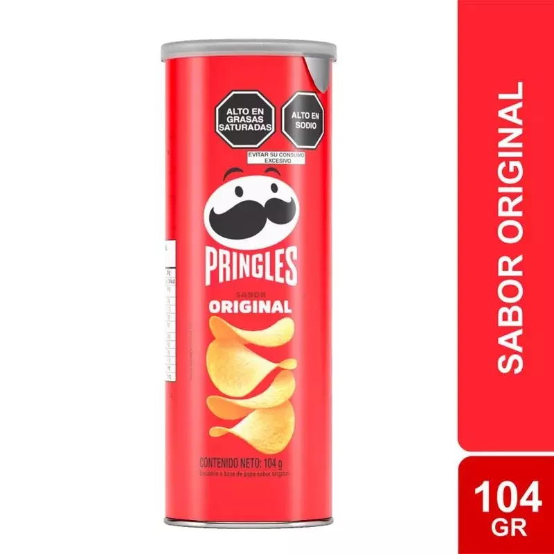 Pringles sabor original 104g