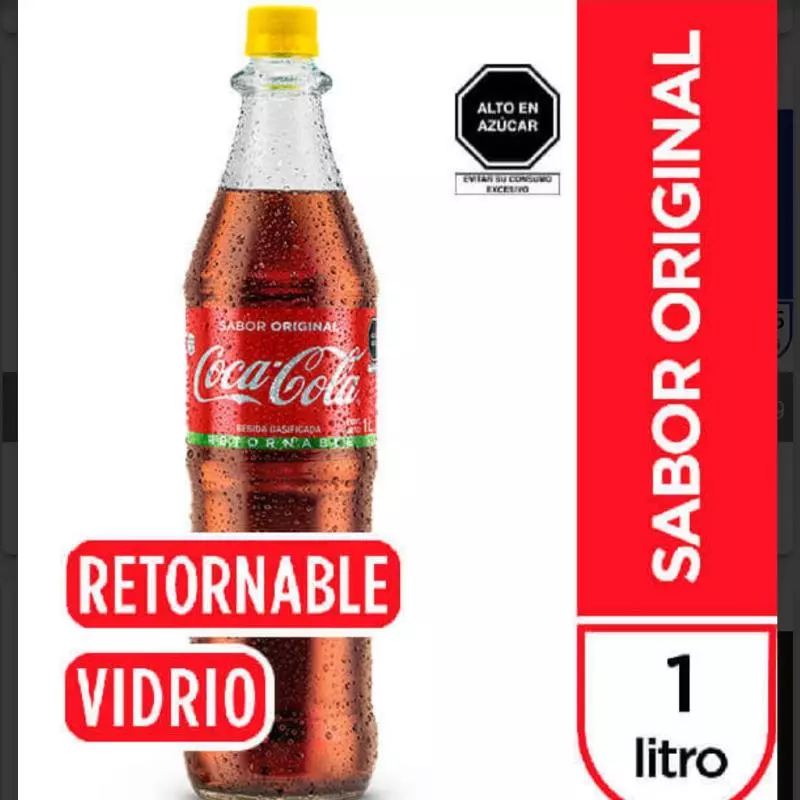 Coca Cola 1L vidrio