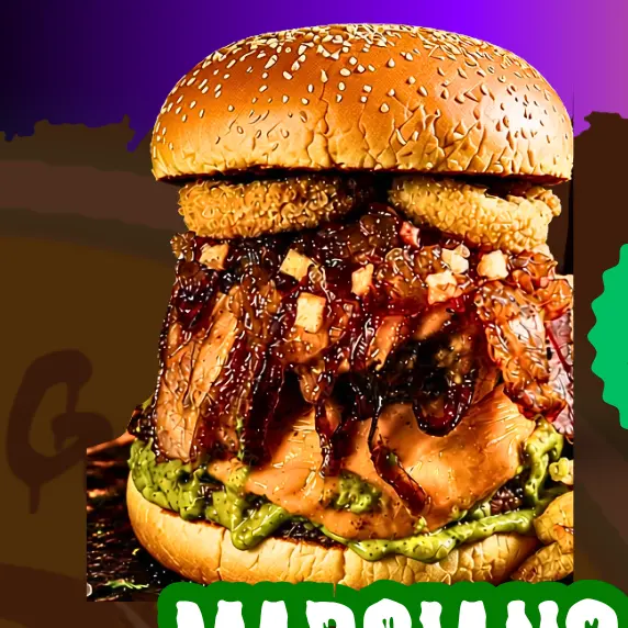 Marciano + batata rústica 👽🍔🍟