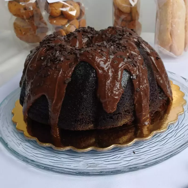 Bolo Artesanal com Brigadeiro