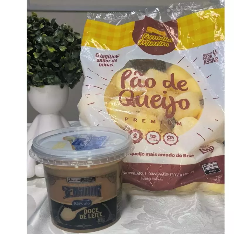 Kit Pão de queijo + Doce de leite