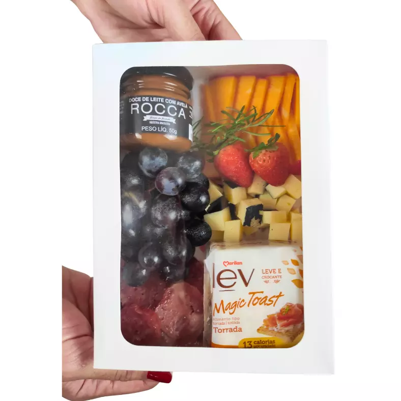Box com doce de leite Rocca avelã