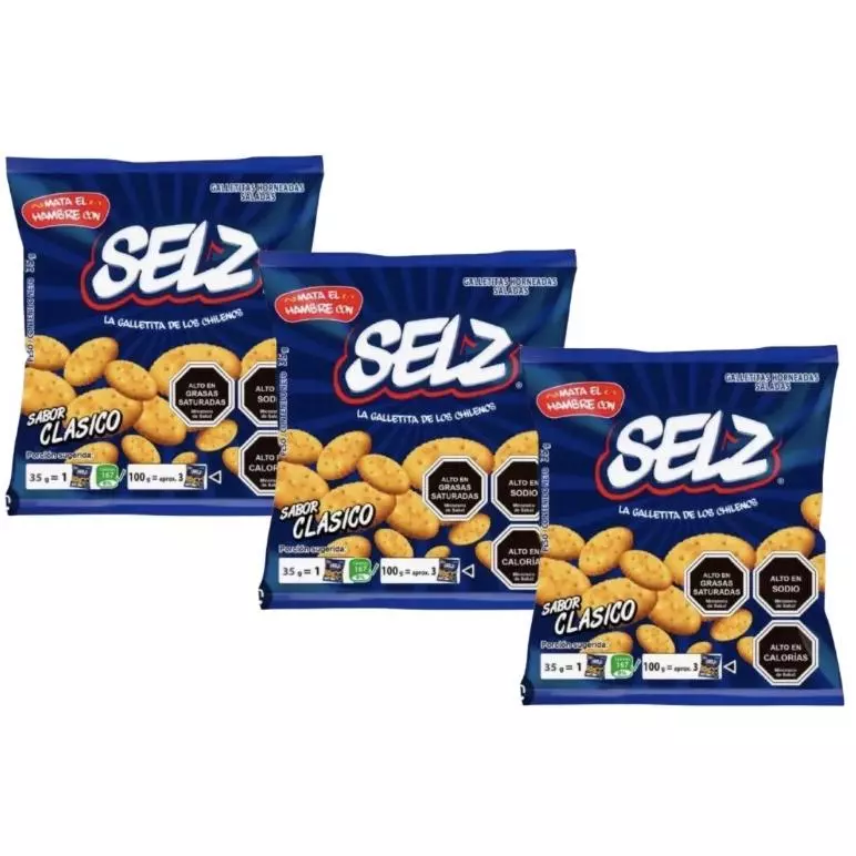Pack galletas selz individuales x3