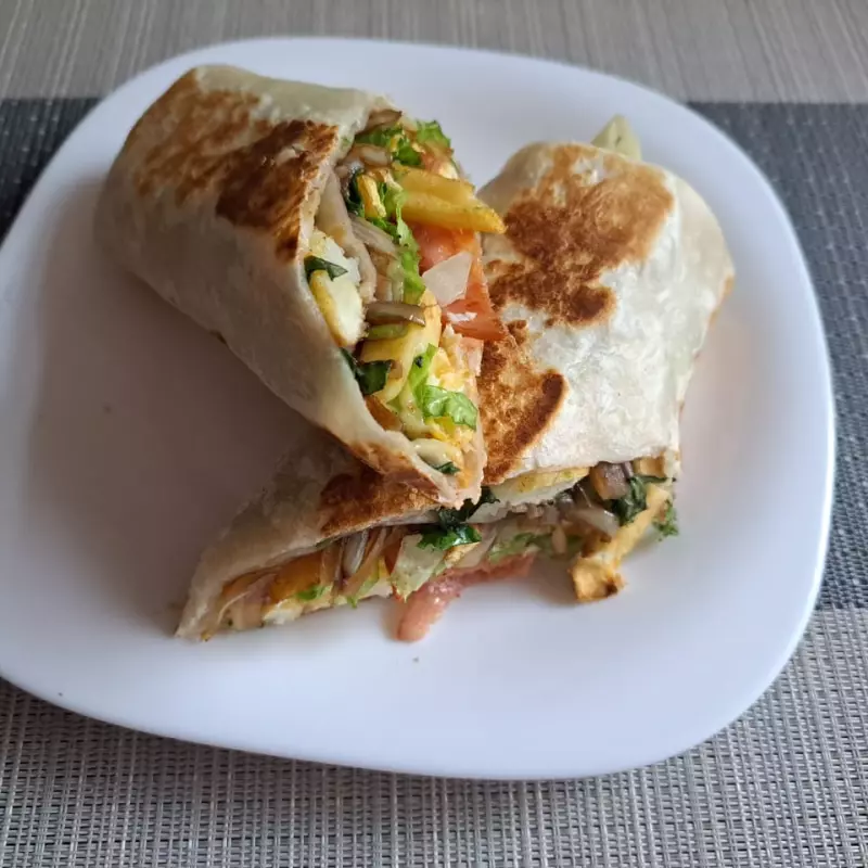 Burrito con huevo