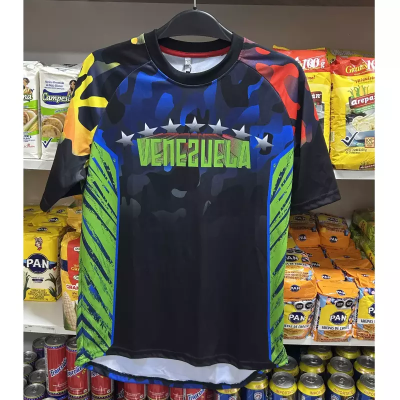 Sudadera Venezuela manga corta verde