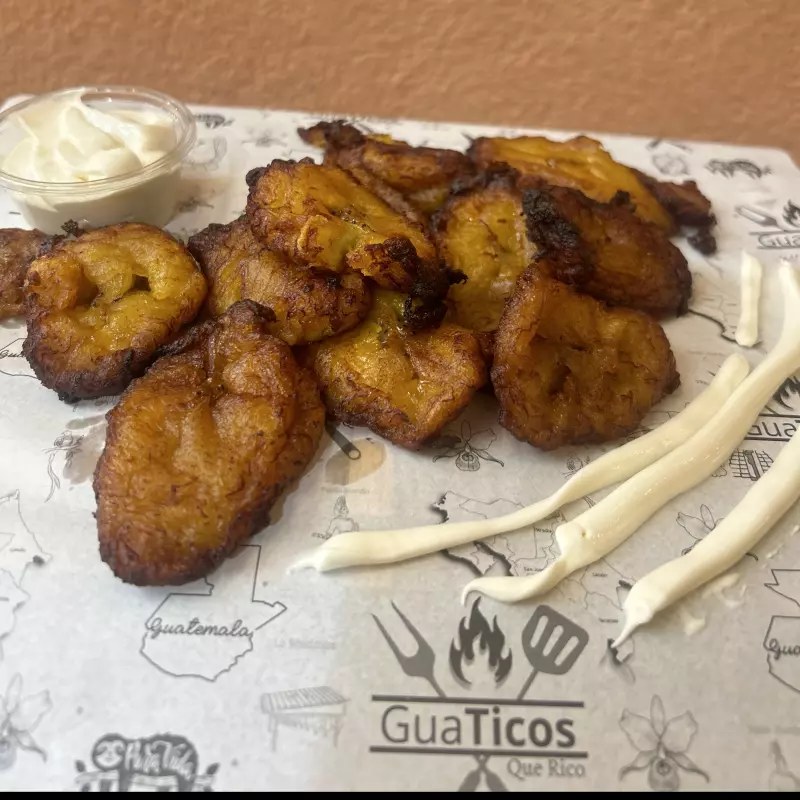 Porción plátano frito