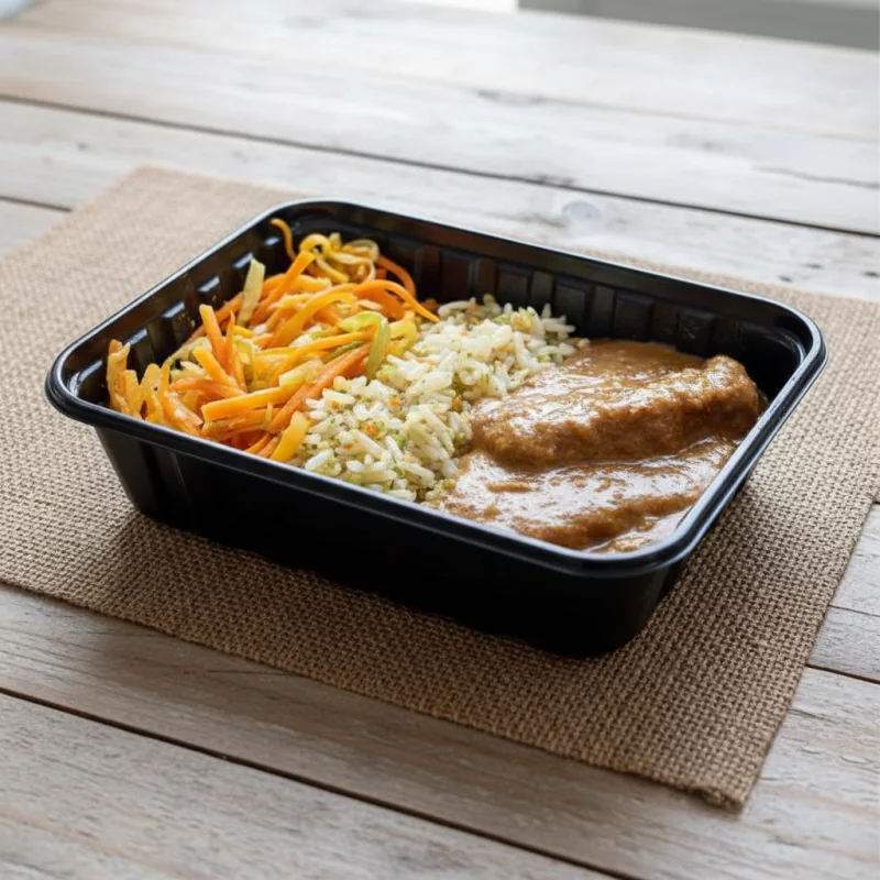 Suíno ao molho de abacaxi 350g