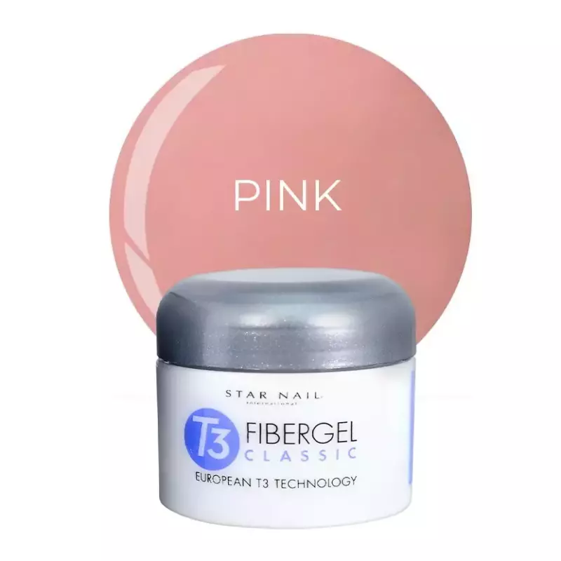 Gel  T3 Fiber Classic Pink