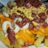 Batata cheddar  calabresa