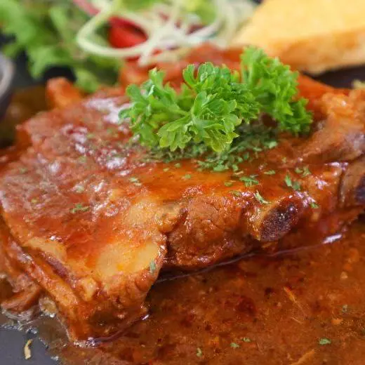 Costela suína ao molho vinagrete