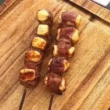 Espetinho Carne de sol e Coalho