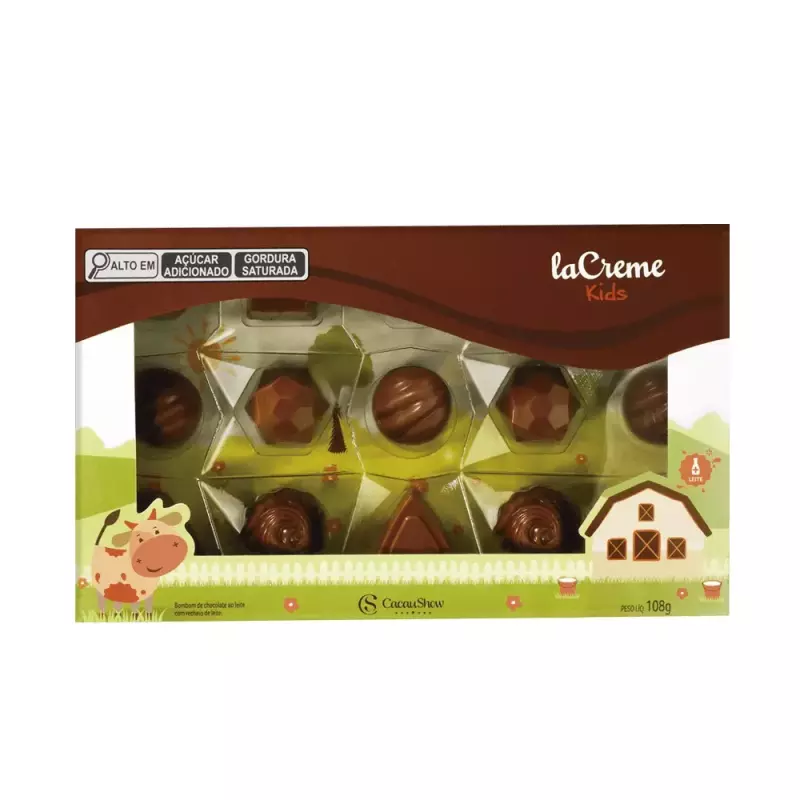 Caixa de Bombons laCreme Kids 108g