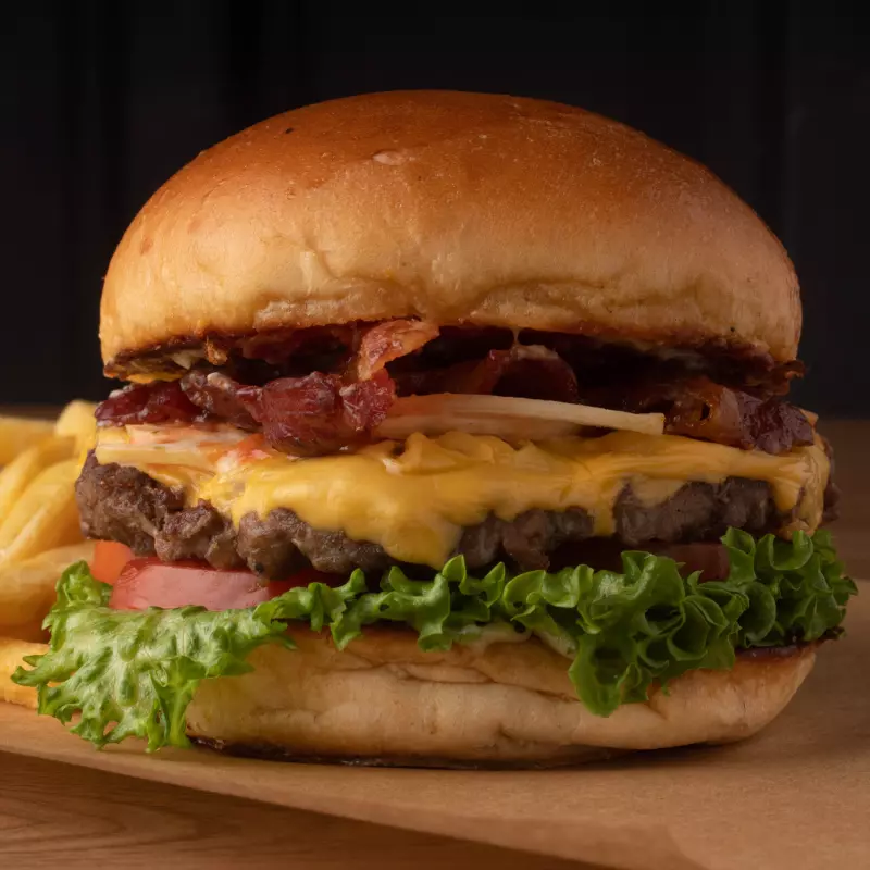 Hamburguesa Queso y Bacon