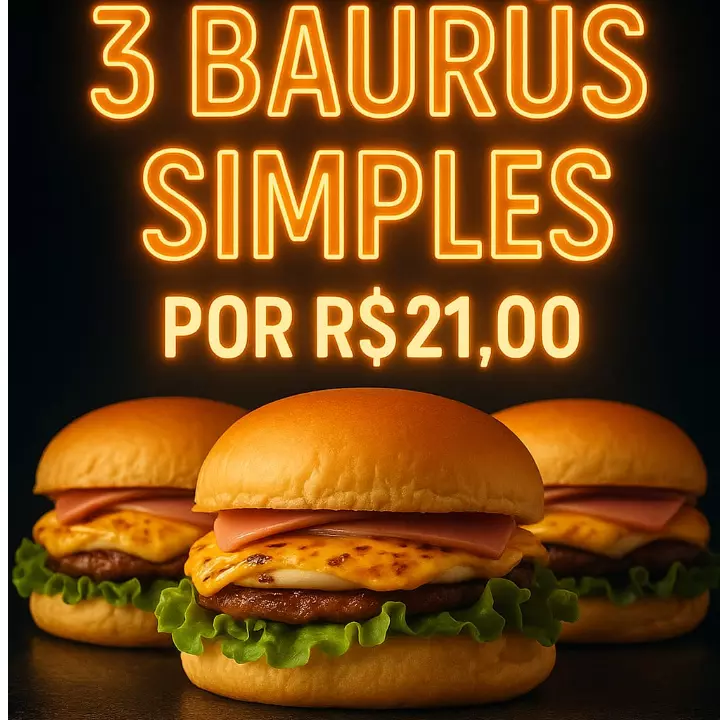 PROMO 3 bauru simples