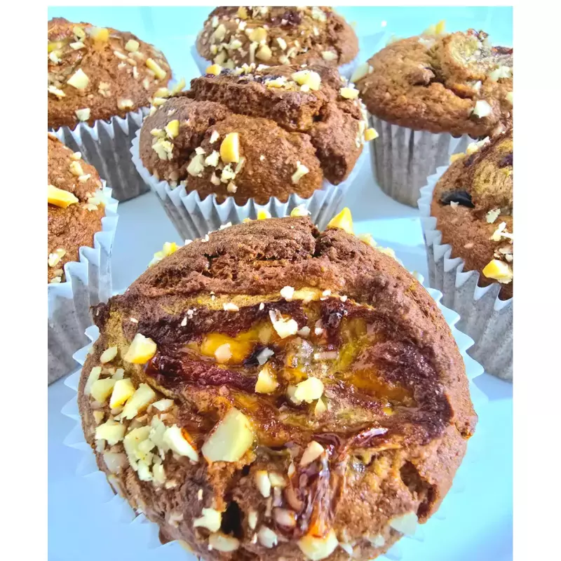 Bolinho Banana c/ Cast. Para e Cranb