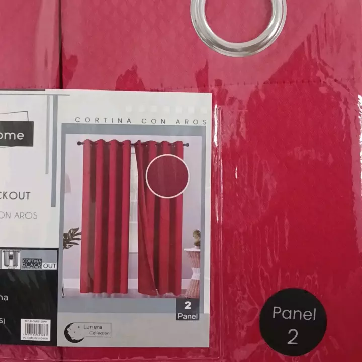 Cortinas Blackout Roja