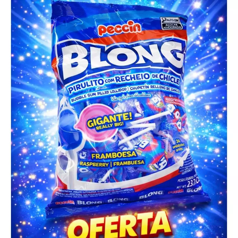 Pirulito blong  gigante framboesa