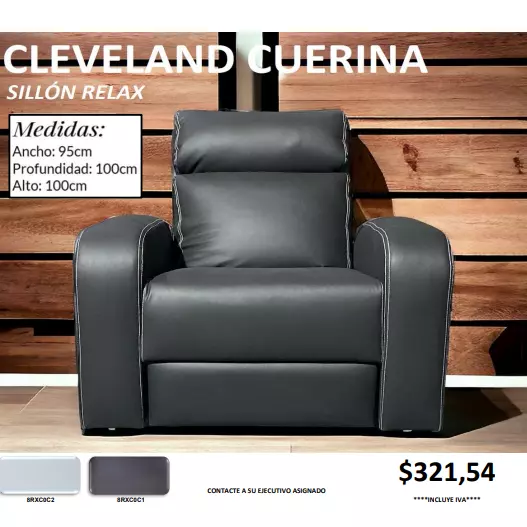 CLEVENLAND CUERINA SILLON RELAX