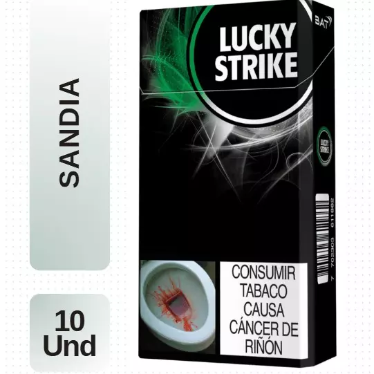 Cigarrillos Lucky Strike Sandia x10