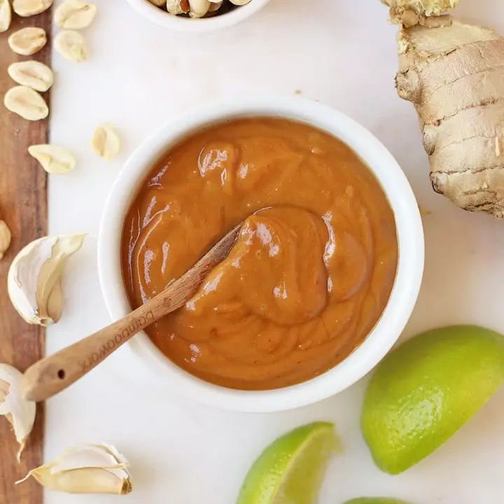 Salsa de maní Thai