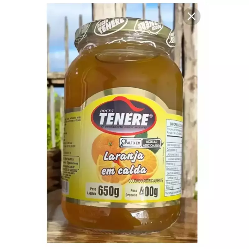 DOCE LARANJA EM CALDA- CAIXA C/ 15