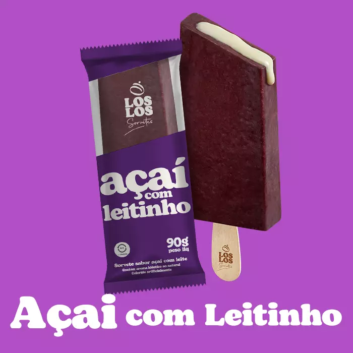 PALETA AÇAÍ C/ LEITINHO