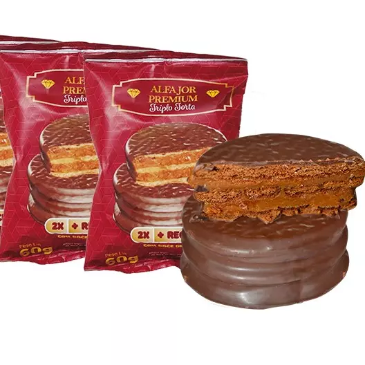 Alfajor de Doce de leite TRIPLO