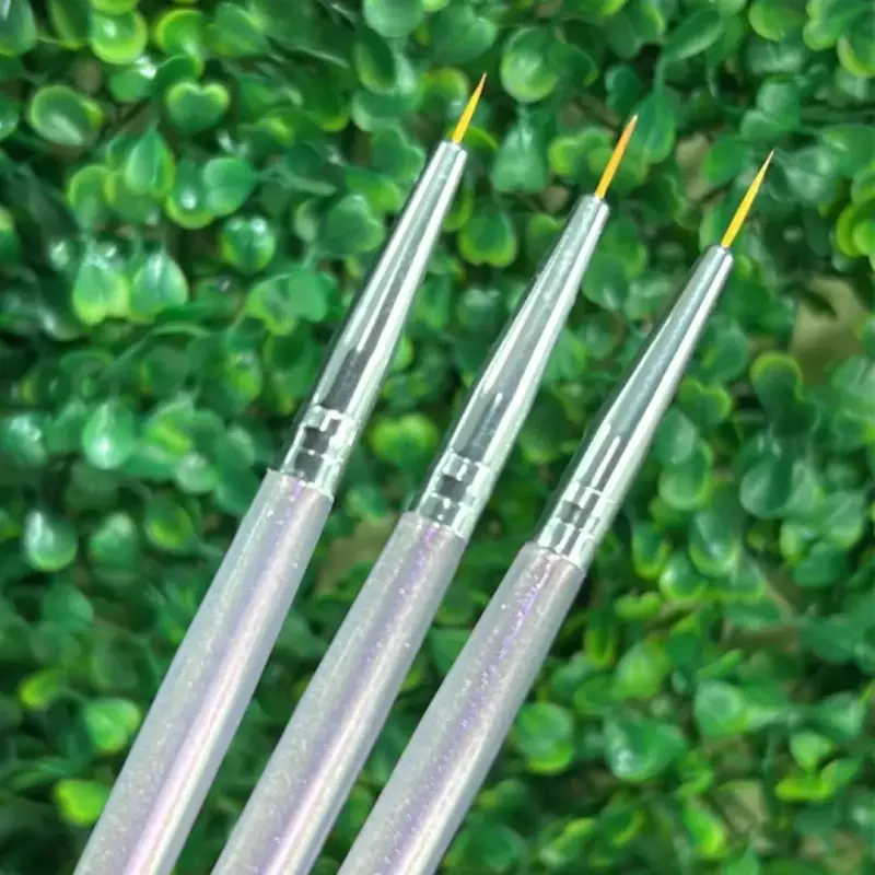 Kit C/3 Pinceis Finos Cintilantes