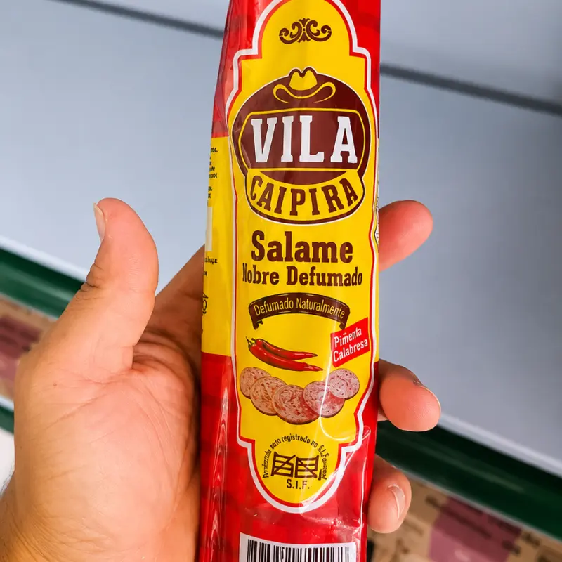 Salame defumado naturalmente