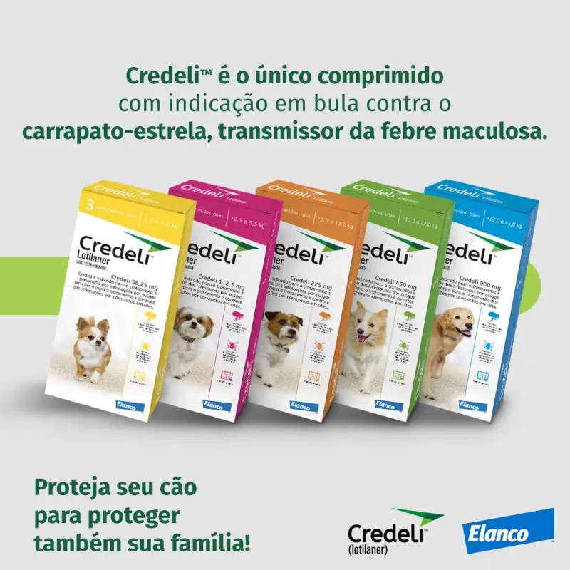 Credeli Antipulgas Carrapatos Cães