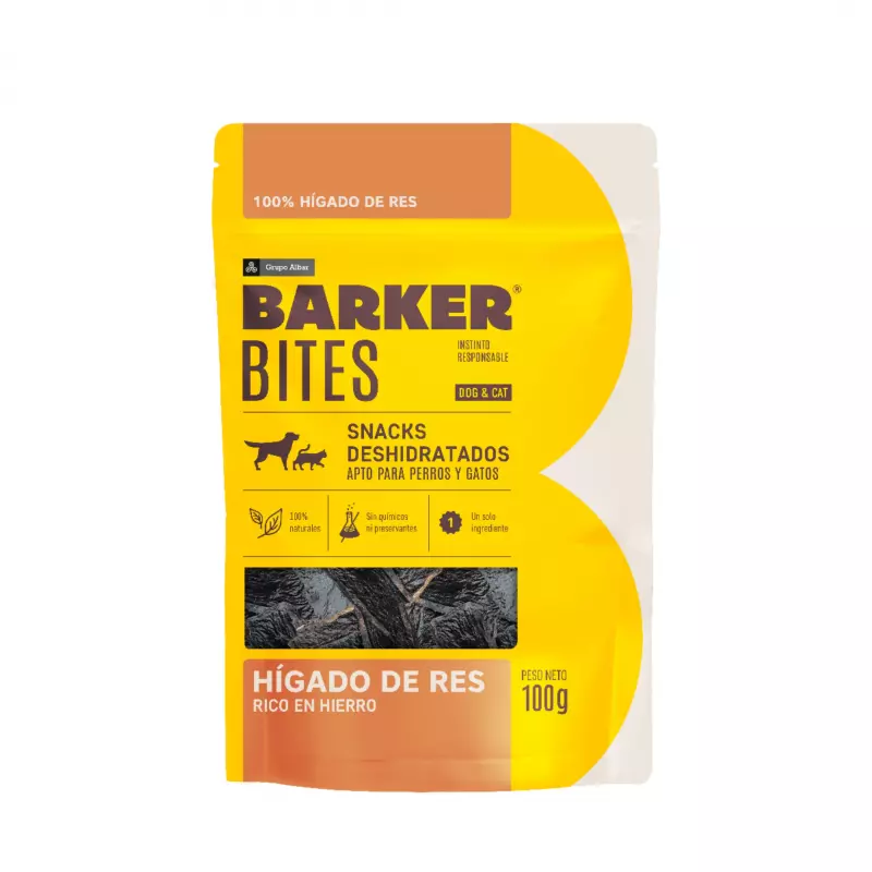 Bites Hígado de Res 100 GR