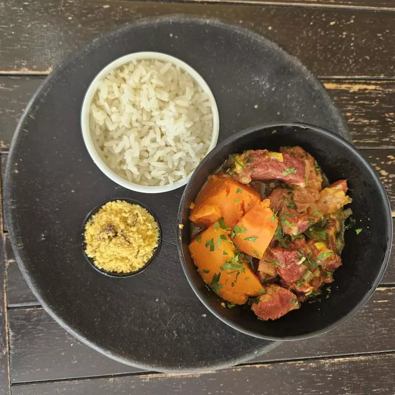 Carne Seca com Abóbora