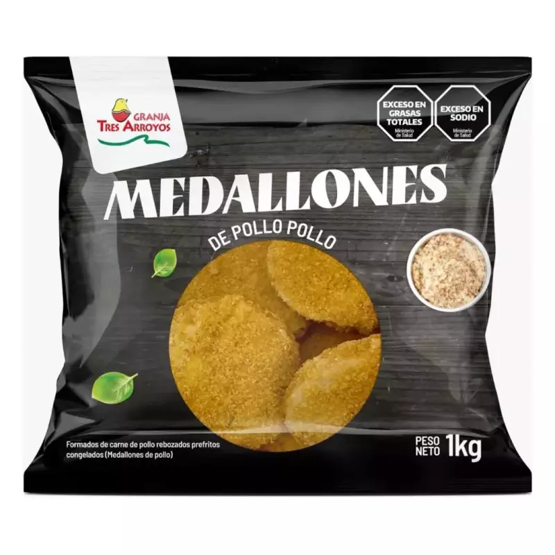 Medallon de Pollo Tres Arroyos (1Kg)