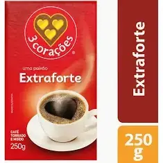 CAFÉ 3 CORAÇÕES EXTRA FORTE